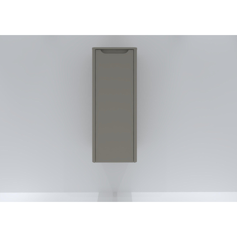 H&R badmeubelen Juice Halfhoge Kast - 40x35x100cm - met ronde hoeken - 1 deur - rechtsdraaiend - beige mat SW875399