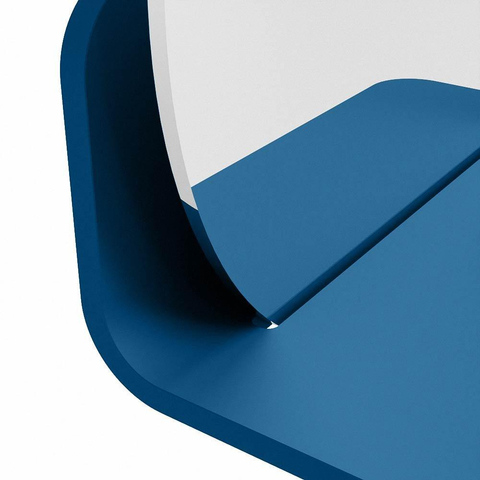 Mondiaz SPOT miroir – Ø 30 cm – avec tablette – Jeans (bleu) SW1235541