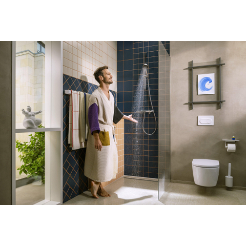 Hansgrohe Wallstoris Handdoekhaak - 1x3.9x3.3cm - 2 stuks - mat wit SW651478