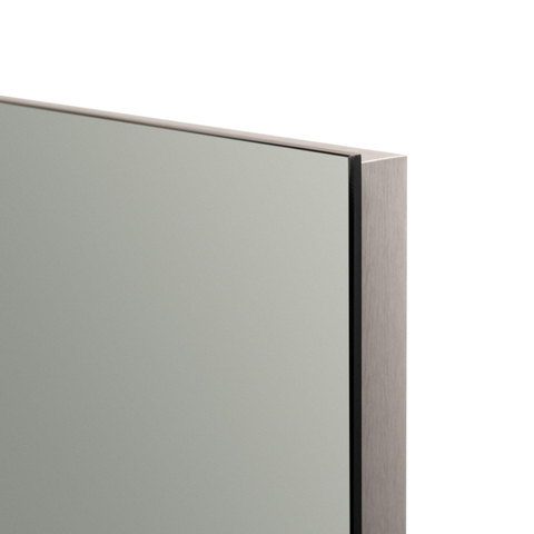 Saniclass Alu Miroir 90x65x2.5cm rectangulaire sans éclairage aluminium SW2193