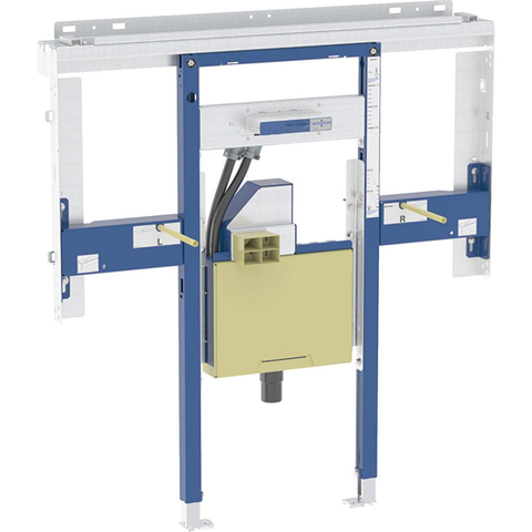 Geberit Duofix element ten behoeve van wastafel + wandkraan one - met sifon - breedte 105cm - blauw SW1237238