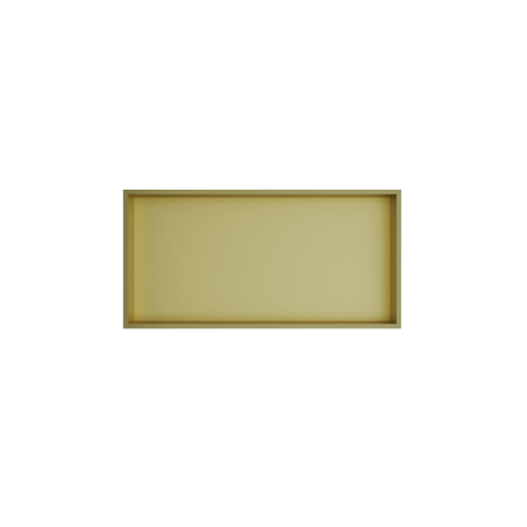 Hotbath &MORE Inbouwbox of inbouwnis - 30x60x10 - PVD - geborsteld messing (goud) SW1246567