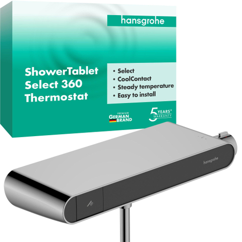 Hansgrohe Tablet Select360 opbouw douchethermostaat chroom SW1566545