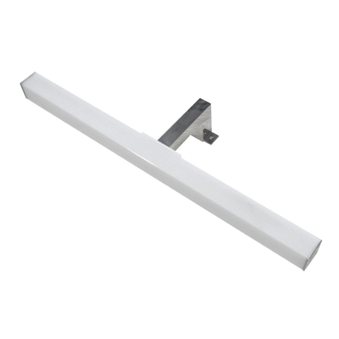 Sanicare Zara spiegelverlichting – 40 cm – LED 4000 K – IP44 – Chroom SW536893