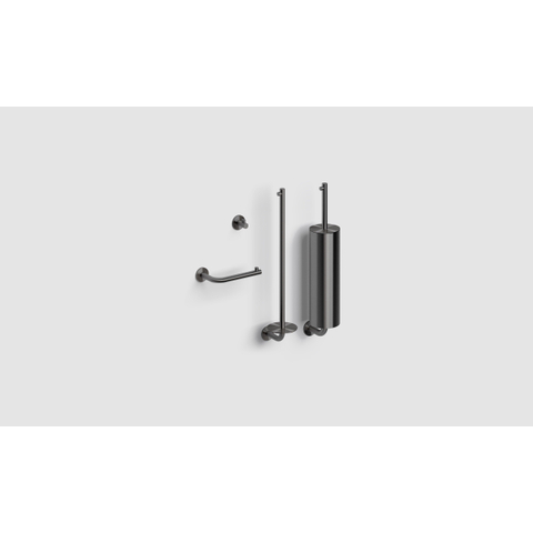 Clou Kaldur porte-rouleaux de réserve pour 3 pièces gunmetal brossé PVD SW917321