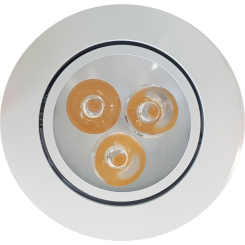 Saniclass Spots à encastrer LED 5 pièces avec bras Blanc SECOND CHOIX OUT7609