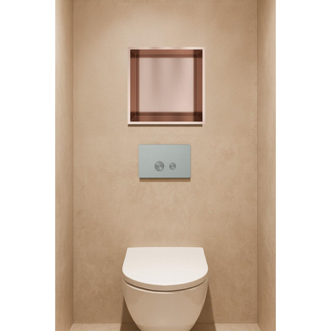 Hotbath &MORE Boîte encastrée ou niche encastrée - 30x30x10 - Cuivre brossé PVD SW1246547