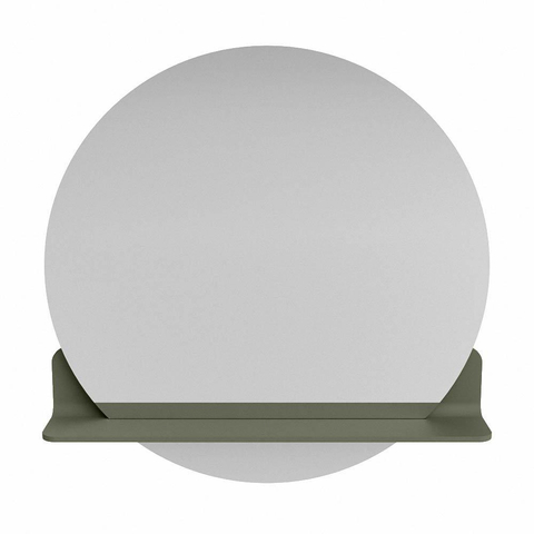 Mondiaz SPOT spiegel – Ø70 cm – met planchet – Army (groen) SW1235486