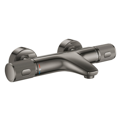 GROHE Grohtherm 1000 Performance badthermostaat - met koppelingen - hard graphite (antraciet) SW1477607