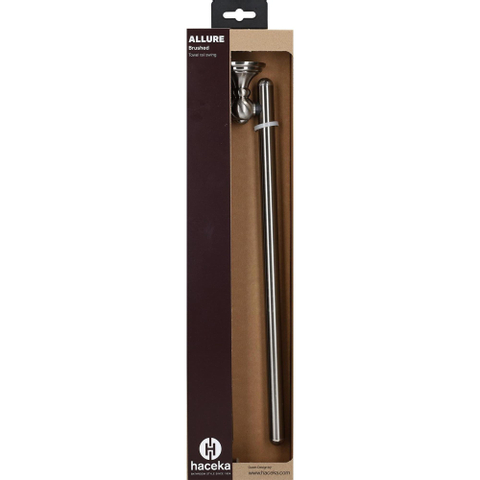 Haceka Allure Porte-serviettes - double pivotant - inox brossé SW654084