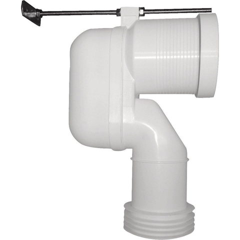 Duravit Divers vario aansluitbocht verstelbaar - 18 - 22cm - wit 0290058
