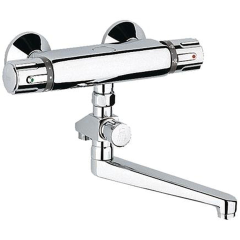 GROHE Sortie sortie - H6.4cm - 3/4 pouce - pivotant - Chrome brillant SW111166