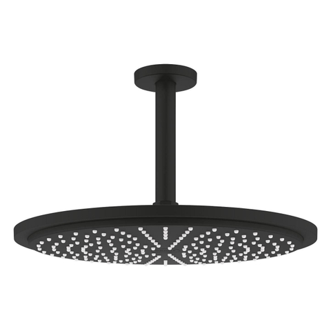 GROHE Rainshower Cosmopolitan 310 douche de tête - 31cm - plafond 14.2cm - phantom black (noir) SW1477517