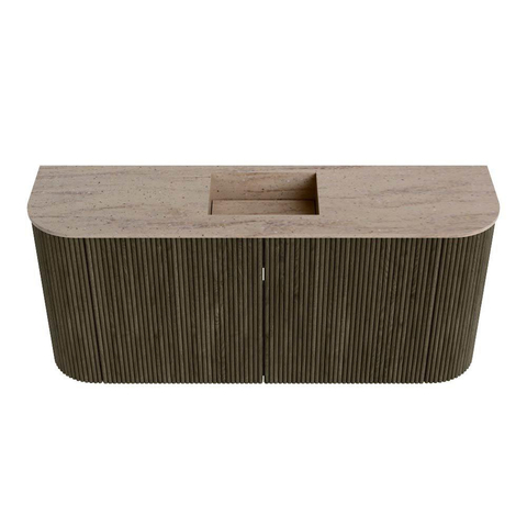 Mondiaz JOYA-DLUX 93.2cm toiletmeubel - ronding links en rechts kleur Shadow - Wastafel FAYE positie Midden Zonder kraangat kleur Saba. SW1425163