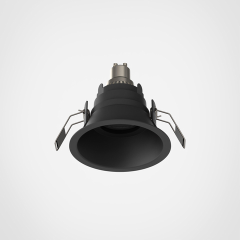 Astro Minima Slimline Round Fixed FR IBS IP65 sans GU10 noir mat SW680057