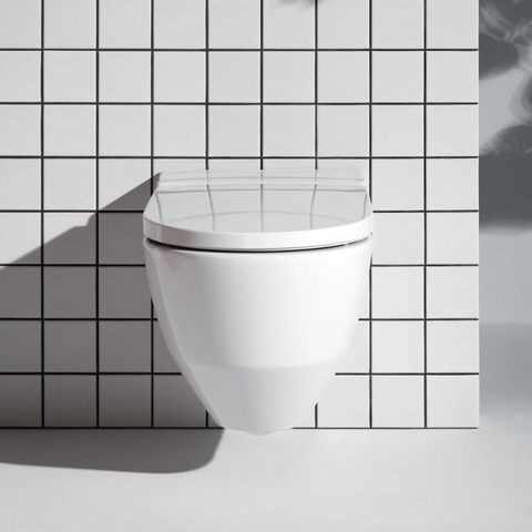Laufen Cleanet Navia WC lavant – compact, commande via application – blanc brillant LCC SW258682