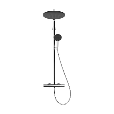 Hansgrohe Raindance alive s puro Showerpipe - 300 - 1jet - met Ecostat Element - hoogglans chroom SW1388113