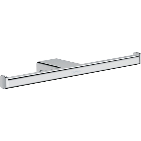 Hansgrohe AddStoris Q AddStorisclosetrolhouder dubbel - zonder klep - hoogglans chroom SW651163