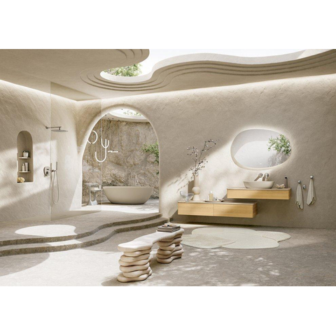Villeroy & Boch Antao Vrijstaand bad - 170x75cm - zonder afvoer - almond (beige) SW1150313