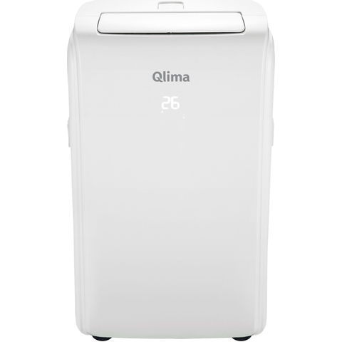 Qlima Climatiseur mobile avec télécommande 44x35.5x71.5cm 11000BTU 80-110m3 blanc SW411869
