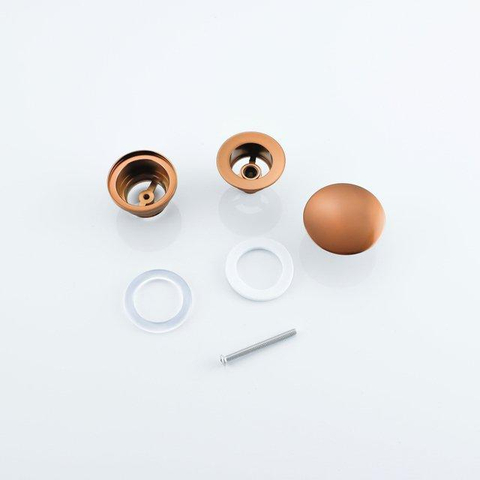QeramiQ Fuente pack lave-mains – 38 x 24 x 7 cm – perçage central – robinet cuivre – sans cadre SW1111478