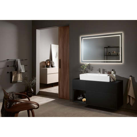 Villeroy & Boch memento 2.0 wastafel onderzijde - geslepen - 80x47cm - met overloop - 1 kraangat CeramicPlus - Stone White (mat wit) SW336054