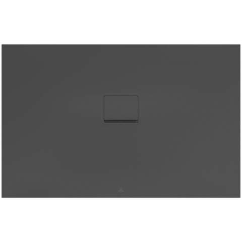 Villeroy & Boch Squaro infinity douchebak - 140x90x4cm - Anthracite (grijs) SW28769