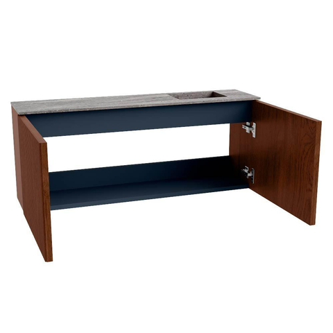 Mondiaz JOYA-DLUX 100cm meuble de salle de bains - couleur Ruby - Vasque FAYE position Droite 1 trou de robinet couleur Oza. SW1425519
