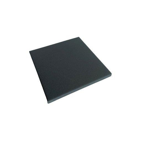 ÉCHANTILLON Terravito Belino carreau mural et de sol - 10x10cm - 7.2mm - Carré - rectifié - Anthracite mat SW735902