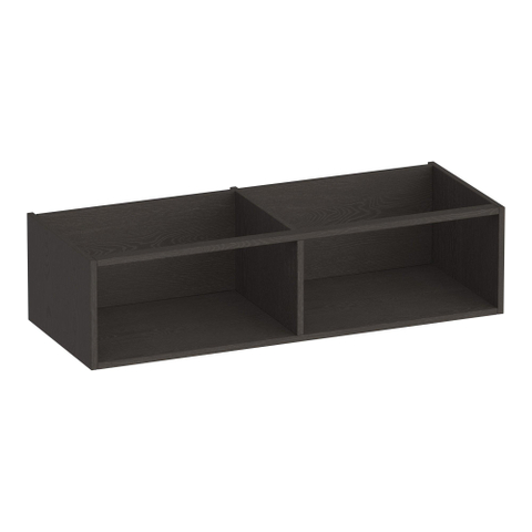 BRAUER Flourish armoire latérale - 119x30x45.5cm - avec 2 compartiments de rangement Anthracite Bois SW1200402