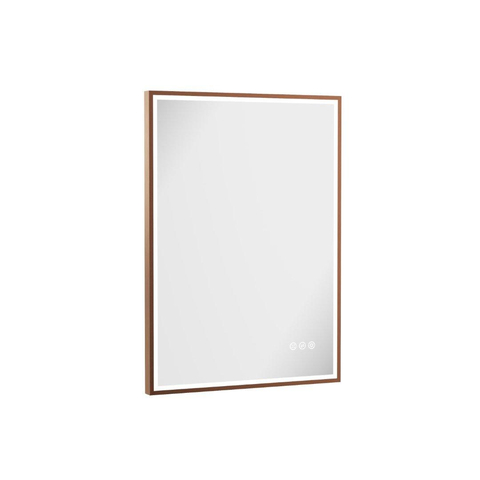 Crosswater MPRO miroir – 70 x 50 cm – LED directe tout autour – Bronze brossé SW1026472