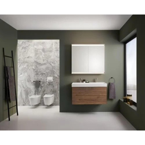 Geberit ONE WC suspendu – TurboFlush – profondeur 54 cm – avec abattant softclose – blanc mat KeraTect SW730611
