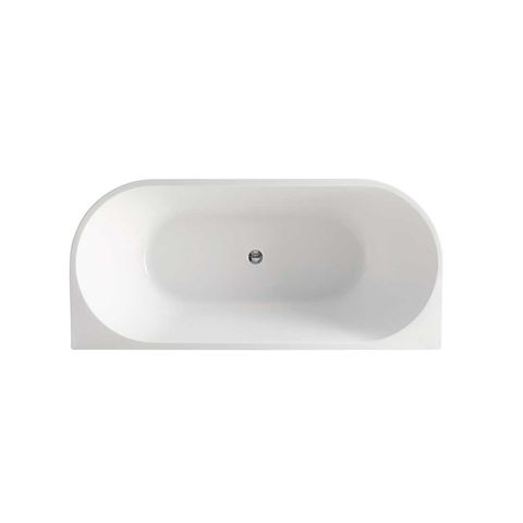 Arcqua patia baignoire suspendue 170x80cm acrylique blanc brillant SW857177