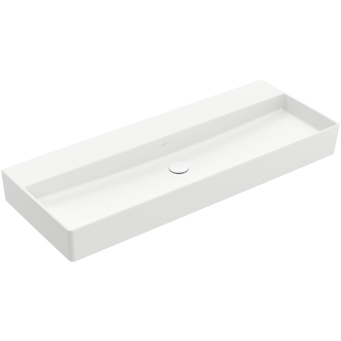 Villeroy & Boch memento 2.0 wastafel - 1200x470mm - Stone White (mat wit) SW479702