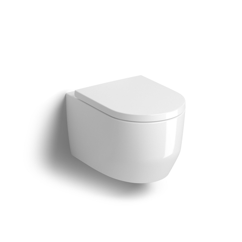 Clou InBe 4 toilet met zitting 53 cm glanz. wit turbo flush SW1558674