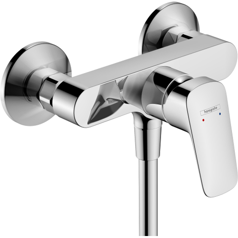 Hansgrohe Logis Eengreeps douchemengkraan - opbouw - hoogglans chroom 0605675