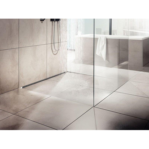 Viega Advantix Vario caniveau de douche mural élément de base en plastique raccourcissable 70mm (mode de rénovation) 300 1200mm garde d'eau 25mm profondeur d'encastrement 70 100mm SW61789