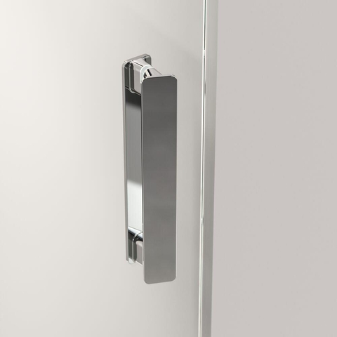 Sealskin Pure porte de douche - 90x200cm - pour paroi latérale - porte pivotante - argent brillant SW1079875