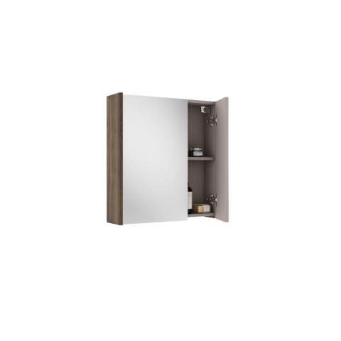 Adema Chaci Armoire de toilette 60cm avec panneau latéral Noyer SW815273