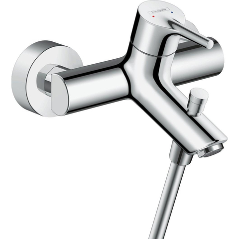 Hansgrohe Talis S Badkraan - met koppelingen - hoogglans chroom SW29022