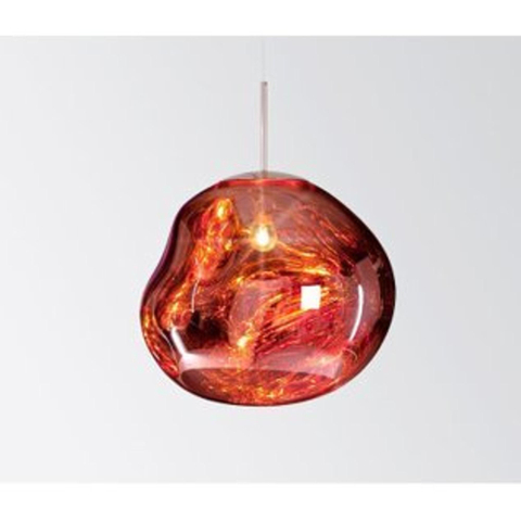 Njoy Hanglampglas met E27 fitting IP20 met 4W lamp 20x20cm LED verlichting rose gold (koper) SW639918
