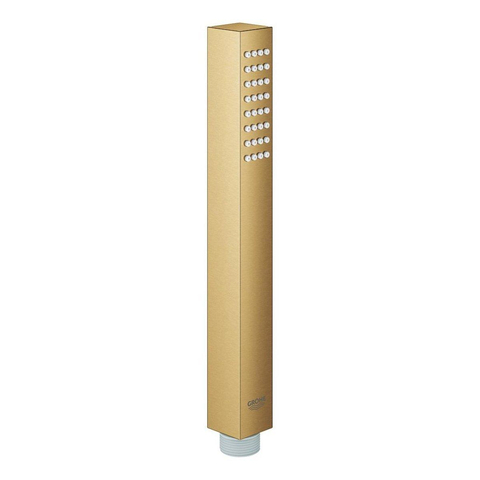 GROHE SmartControl Ensemble de douche de pluie encastré – boîtiers d'encastrement – boutons anthracite – douche de tête carrée – douchette à main bâton – Cool Sunrise brossé SW1592207
