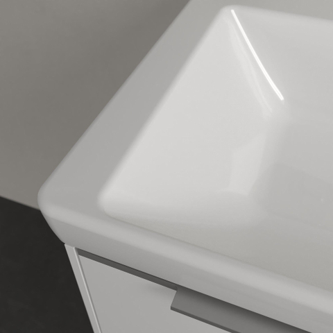 Villeroy & Boch Subway 3.0 Lavabo - 600 x 470 x 165 mm - Blanc Alpin CeramicPlus - sans trop-plein SW701562