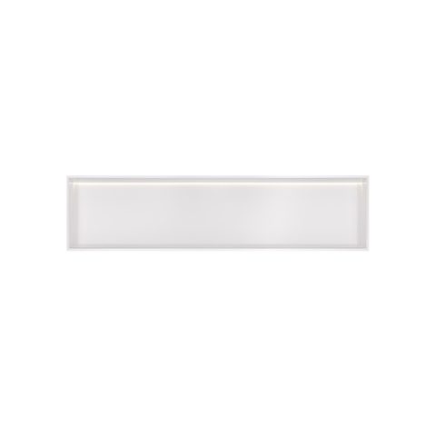 Hotbath &MORE Boîte encastrée ou niche encastrée - 30x120x10 - avec LED IP44 - Blanc mat SW1246654