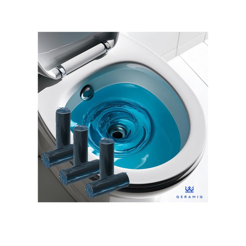 QeramiQ Blue Fresh Sticks - toiletsticks - geschikt voor Geberit Duofresh - doos 96 stuks - blauw SW1474604