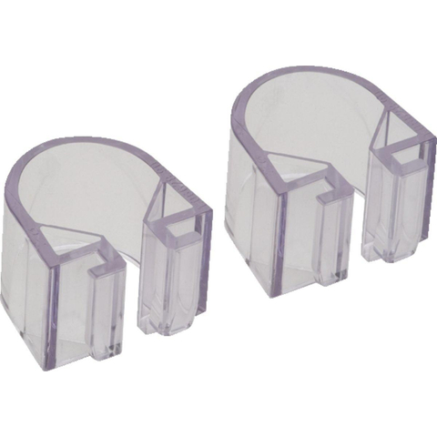 Hansgrohe Metropol Zeepschaalklem - voor glijstang Unica D per set - transparant (zilver) 0450843