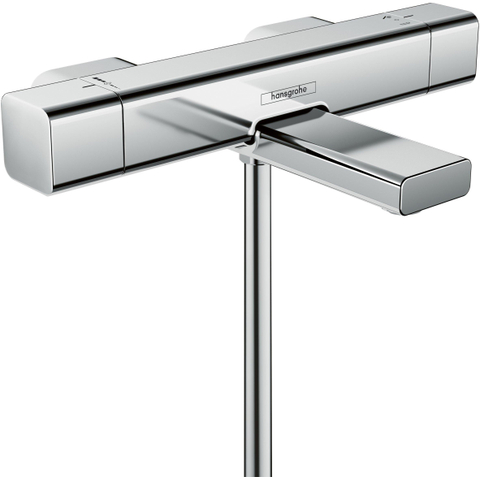 Hansgrohe Ecostat E Badkraan - thermostatisch - met omstel - met koppelingen - thermostaat - hoogglans chroom SW297284