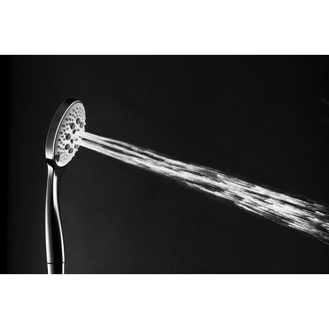 Hotbath Mate Handdouche - met 3 standen - 23cm - diameter 10cm kunststof - kunststof - hoogglans chroom SW12478