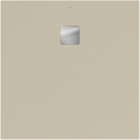 Villeroy & Boch Excello douchevloer - 100x100cm polyurethaan/acryl - Nature Creme (beige) SW375938