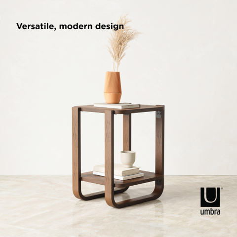 Umbra Bellwood bijzetmeubel 42x38x53cm Multiplex Gerijpt walnoothout SHOROOMMODEL SHOW23698